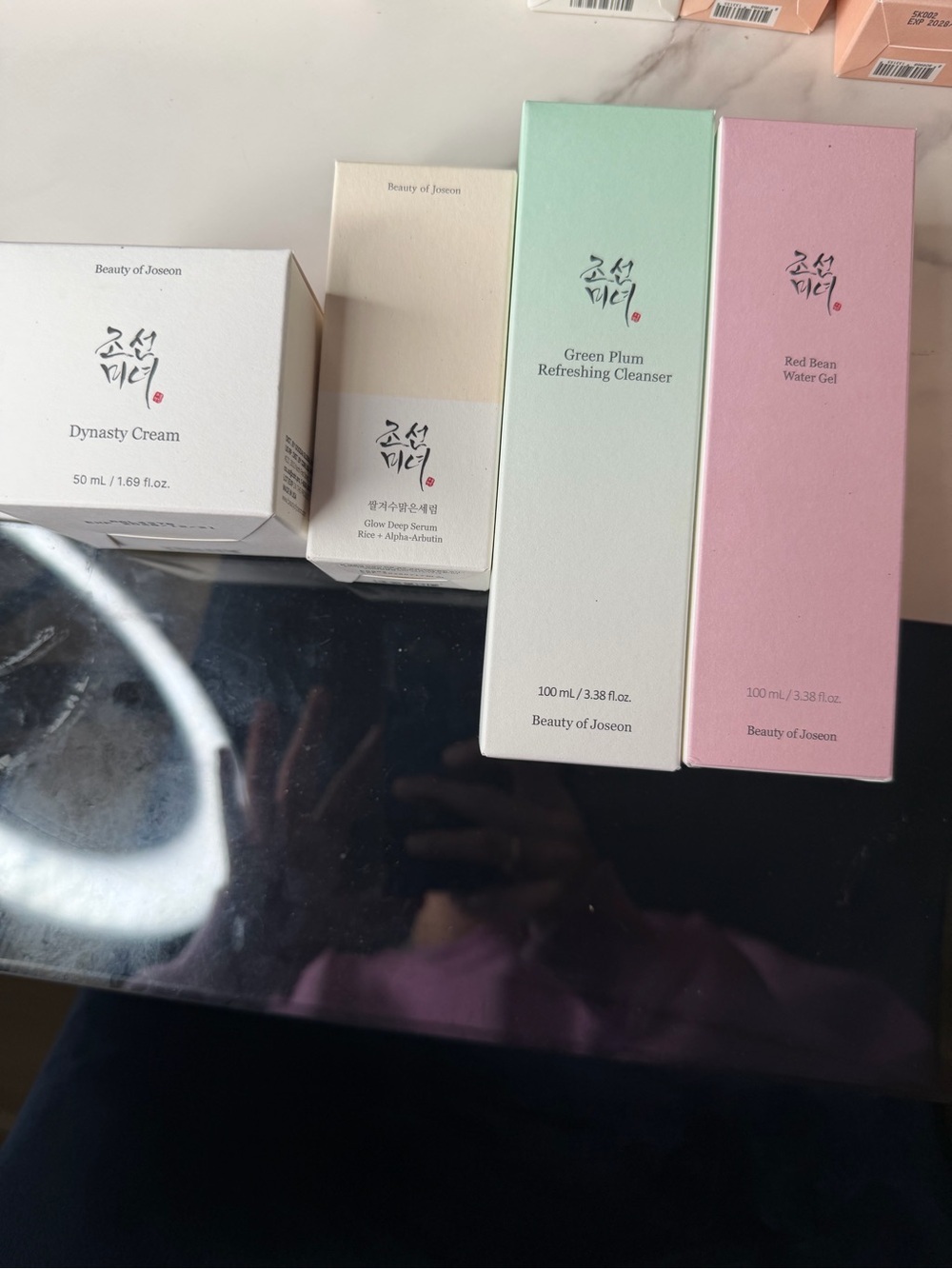 Beauty of Joseon BUNDLE Dynasty cream, plum cleanser, glow serum, red bean gel